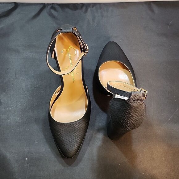 BRAND NEW JESSICA SIMPSON TEVEER CROCODILE STILETTOS SANDAL S2 - Picture 12 of 16